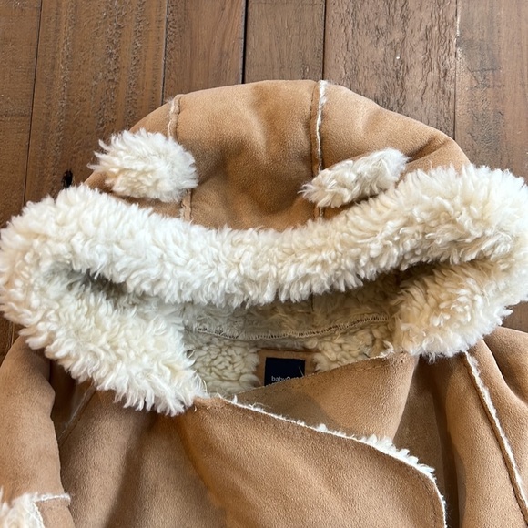 Gap faux suede shearling baby bunting - Picture 5 of 8